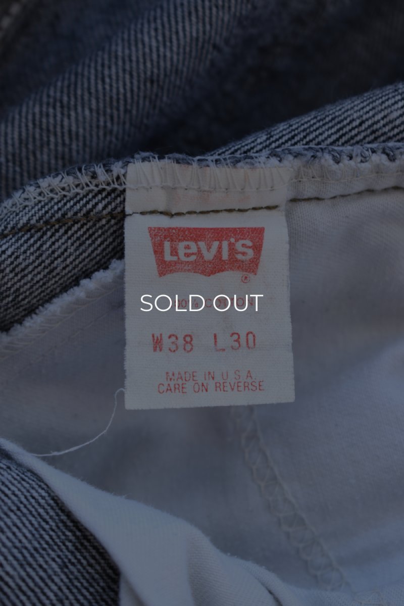 画像11: 90's Levi's 517 black denim pants -MADE IN USA- (11)