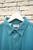 画像4: 80's L.L.Bean chamois cloth shirt -made in USA- (4)