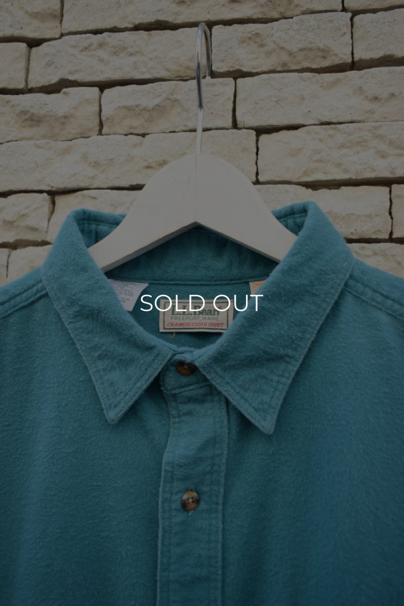 画像4: 80's L.L.Bean chamois cloth shirt -made in USA- (4)