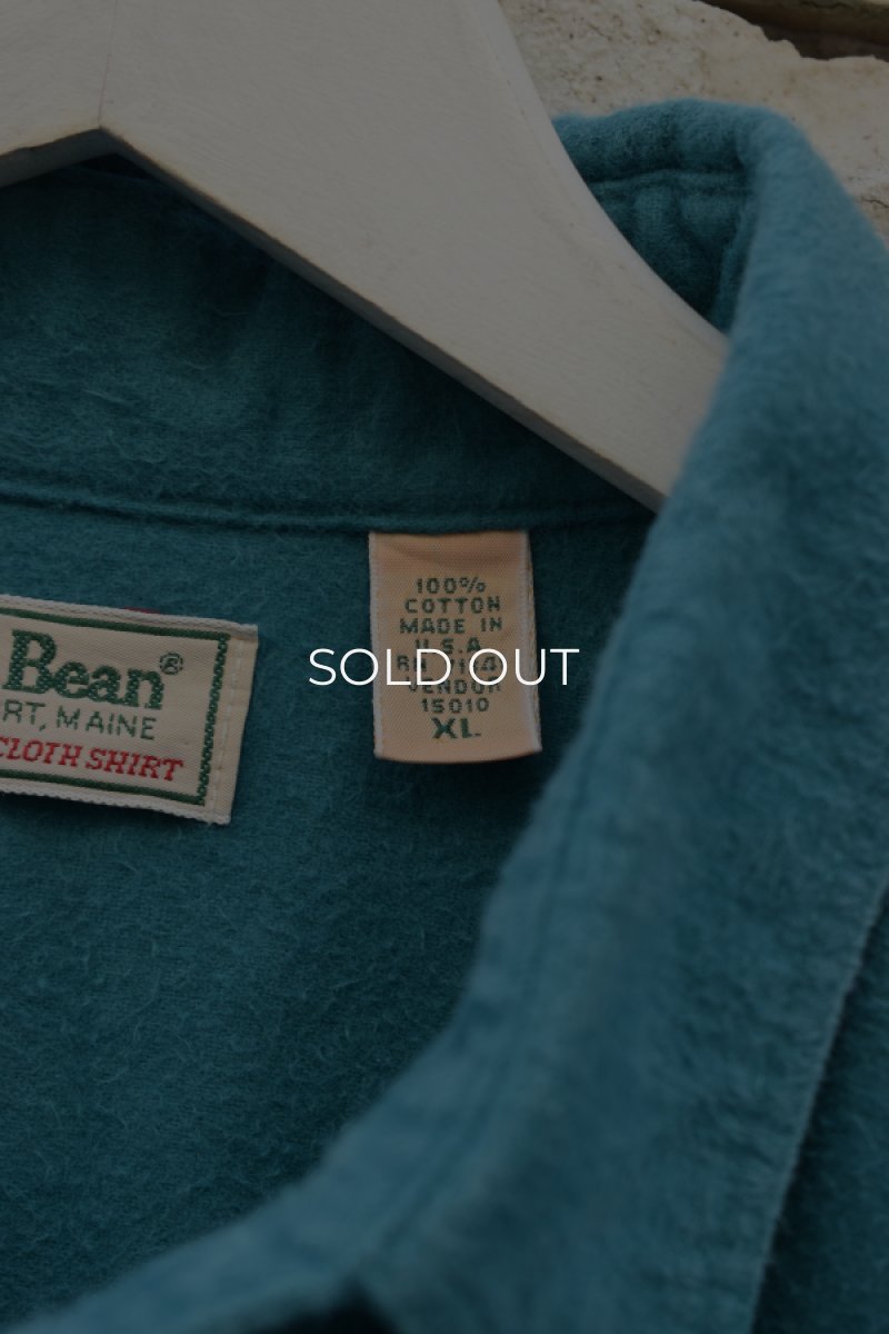 画像6: 80's L.L.Bean chamois cloth shirt -made in USA- (6)