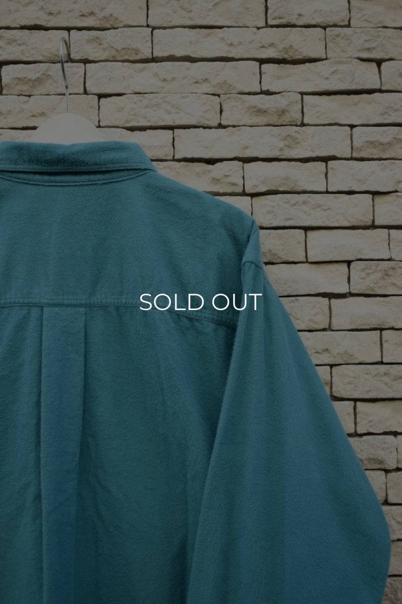 画像10: 80's L.L.Bean chamois cloth shirt -made in USA- (10)