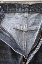 画像10: 90's Levi's 517 black denim pants -MADE IN USA- (10)