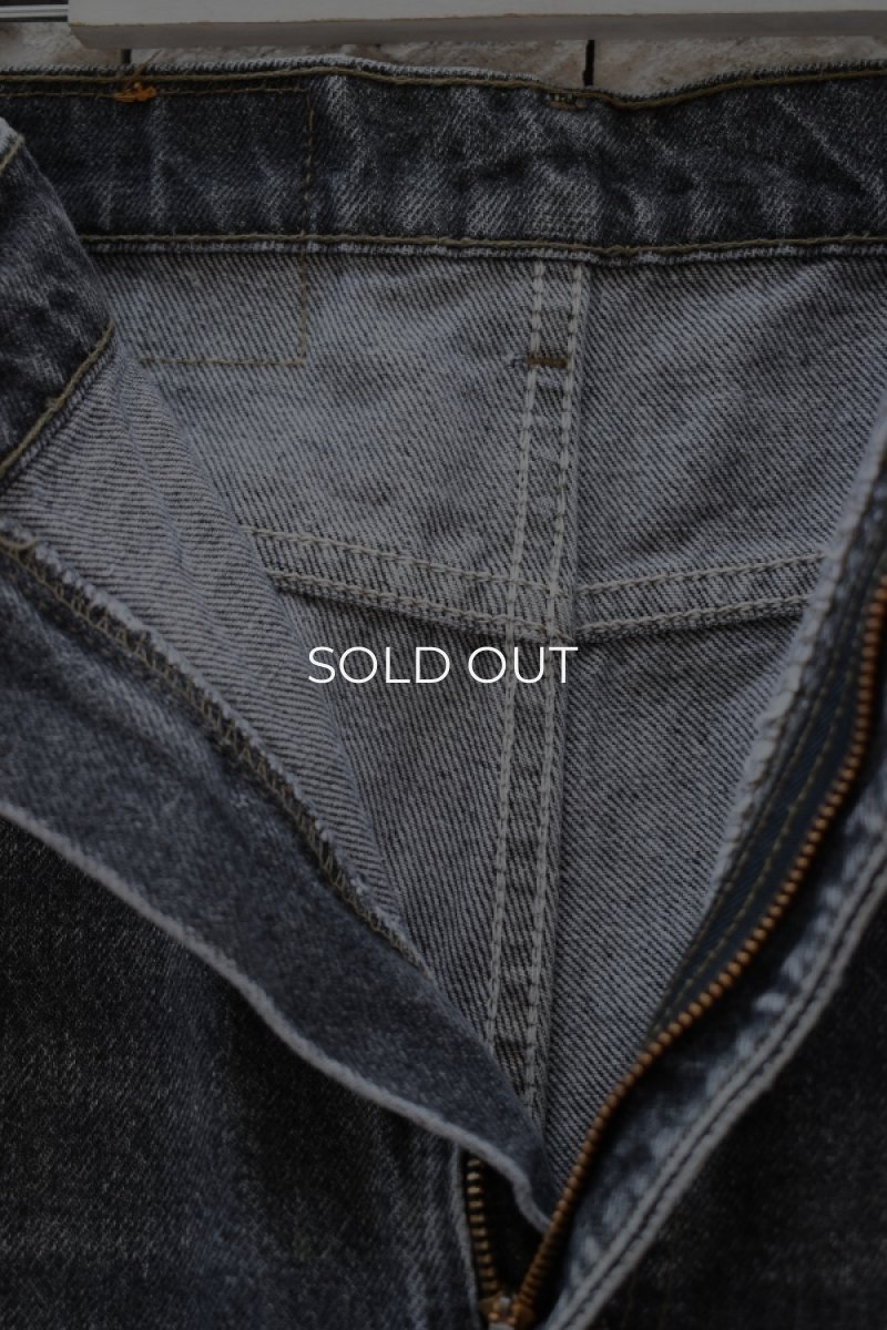 画像10: 90's Levi's 517 black denim pants -MADE IN USA- (10)