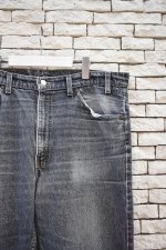 画像2: 90's Levi's 517 black denim pants -MADE IN USA- (2)