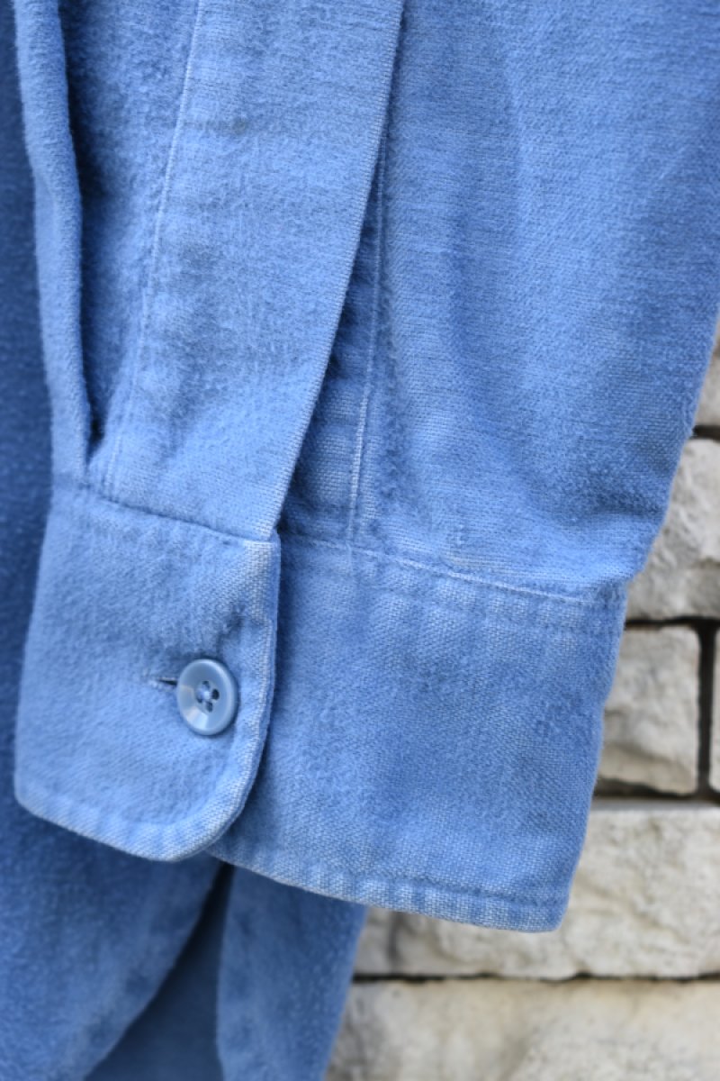 画像12: 80's L.L.Bean chamois cloth shirt -made in USA- (12)