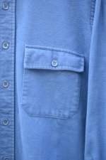 画像8: 80's L.L.Bean chamois cloth shirt -made in USA- (8)