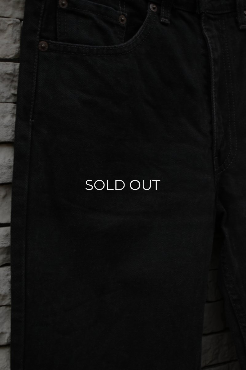 画像9: 90's Levi's 517 black denim pants -MADE IN USA- (9)