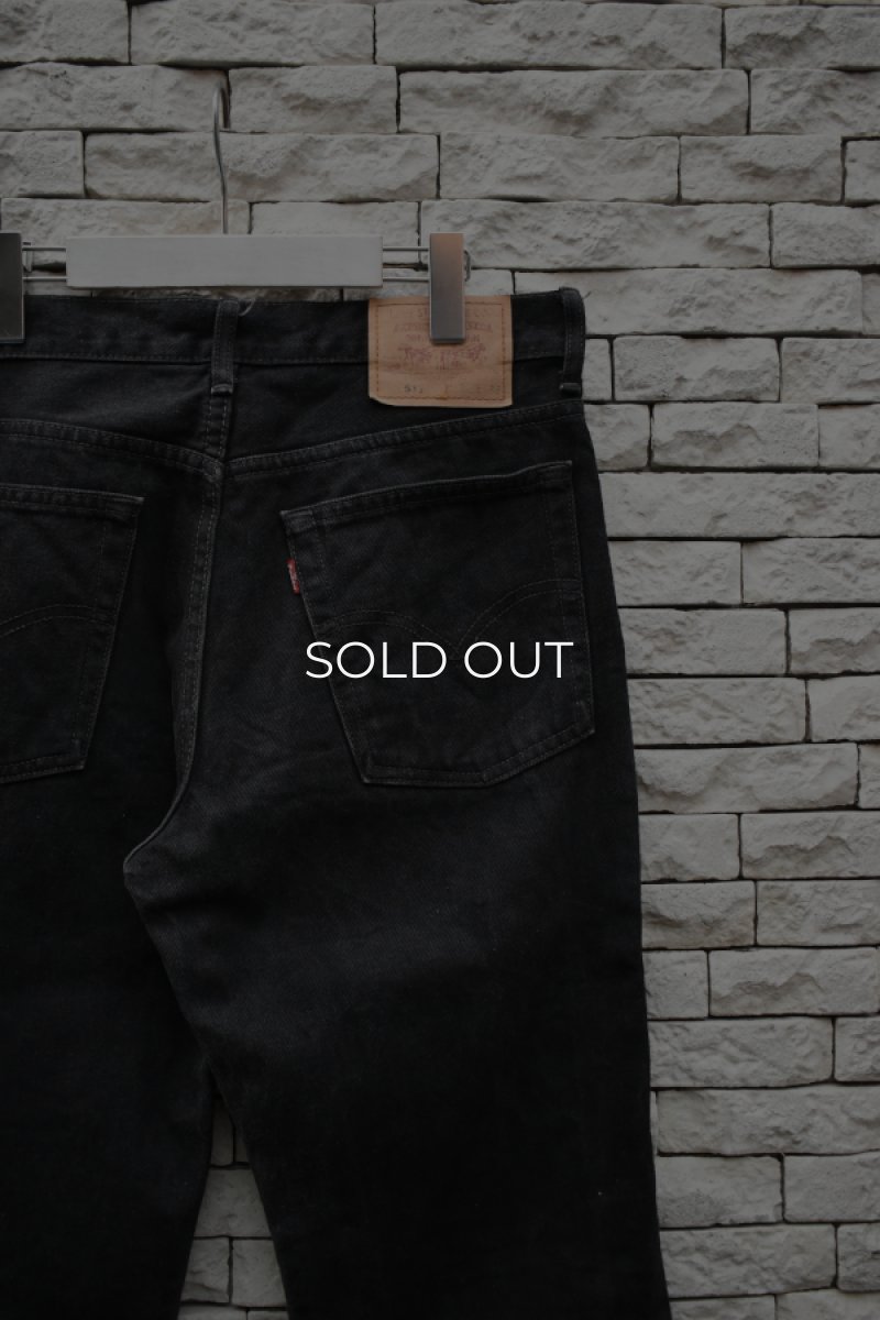 画像11: 90's Levi's 517 black denim pants -MADE IN USA- (11)