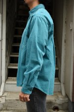 画像14: 80's L.L.Bean chamois cloth shirt -made in USA- (14)