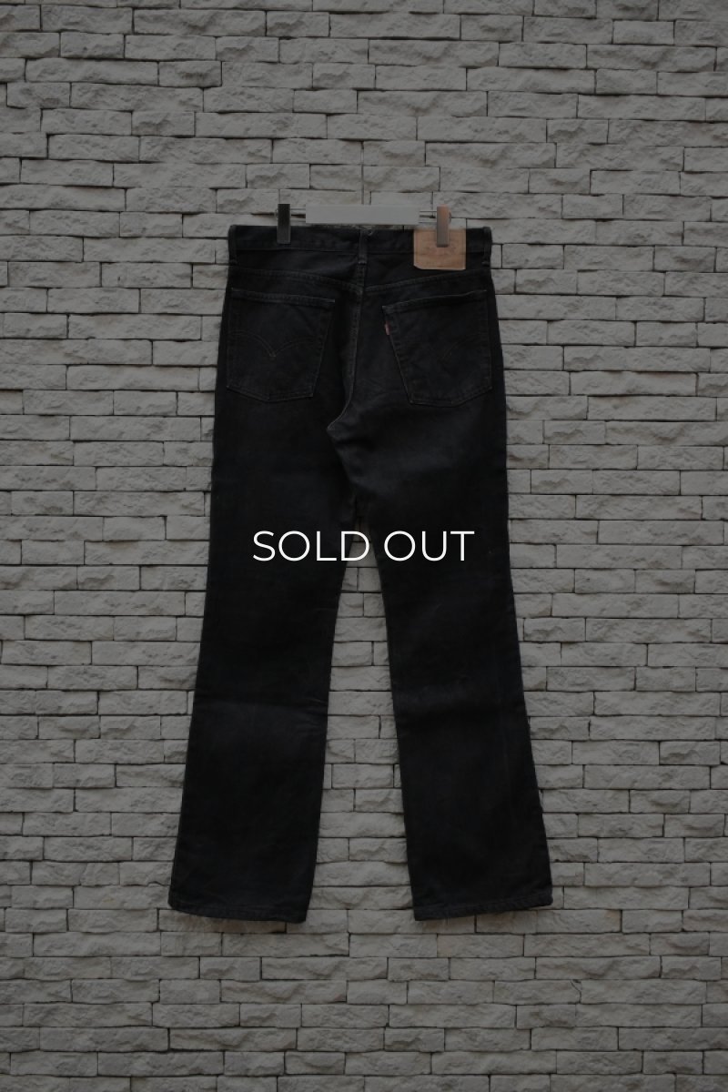 画像10: 90's Levi's 517 black denim pants -MADE IN USA- (10)