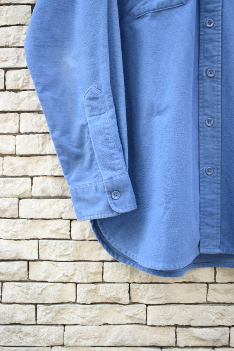 画像3: 80's L.L.Bean chamois cloth shirt -made in USA- (3)
