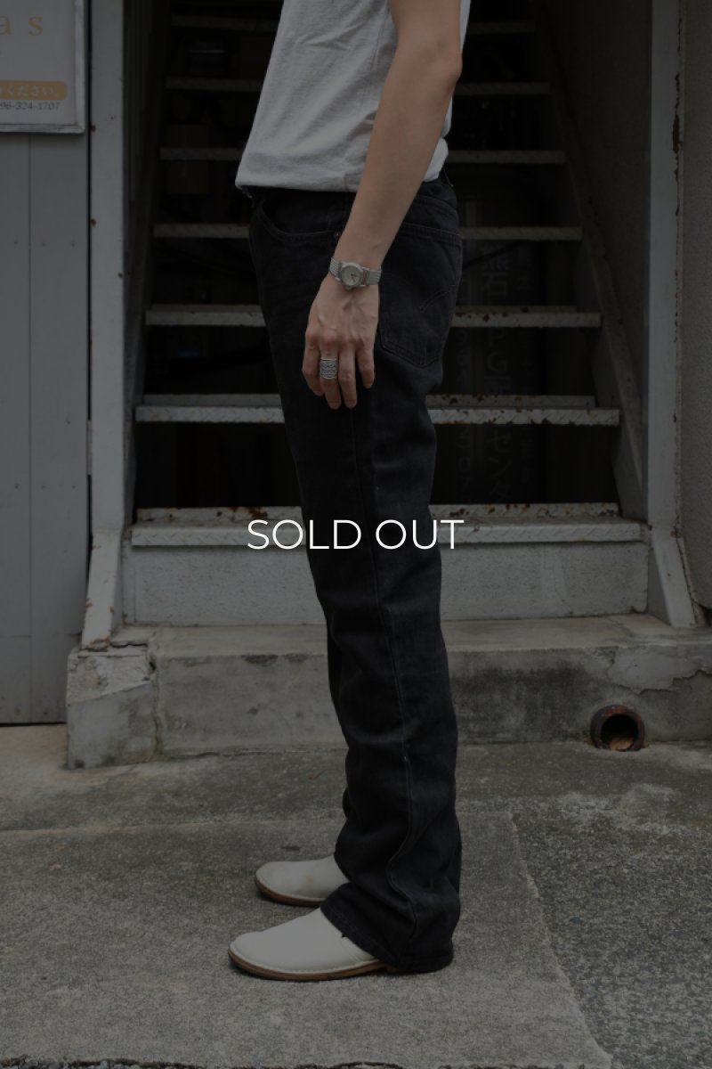 画像17: 90's Levi's 517 black denim pants -MADE IN USA- (17)
