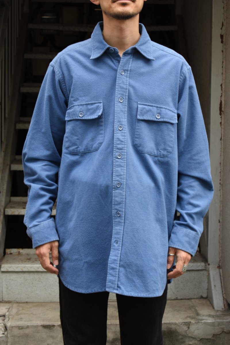 画像17: 80's L.L.Bean chamois cloth shirt -made in USA- (17)