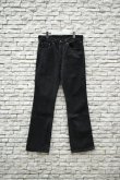 画像1: 90's Levi's 517 black denim pants -MADE IN USA- (1)
