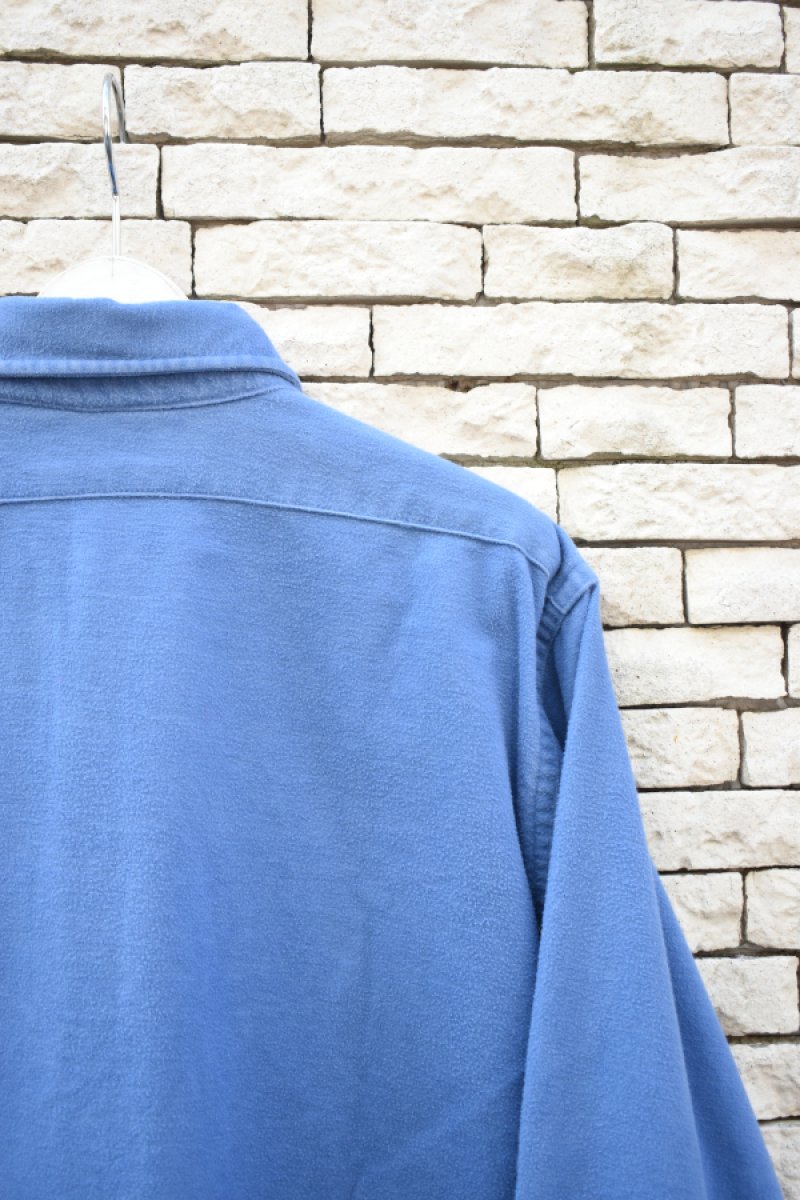 画像14: 80's L.L.Bean chamois cloth shirt -made in USA- (14)