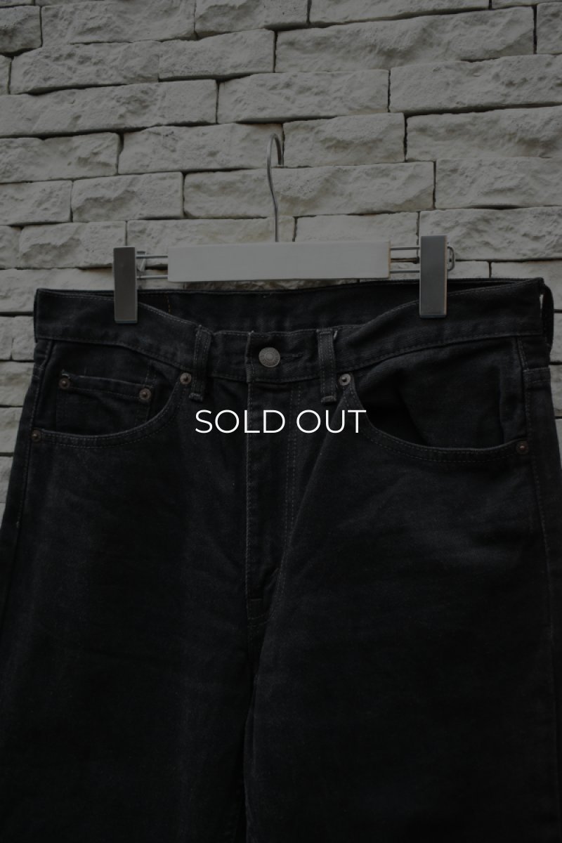 画像4: 90's Levi's 517 black denim pants -MADE IN USA- (4)