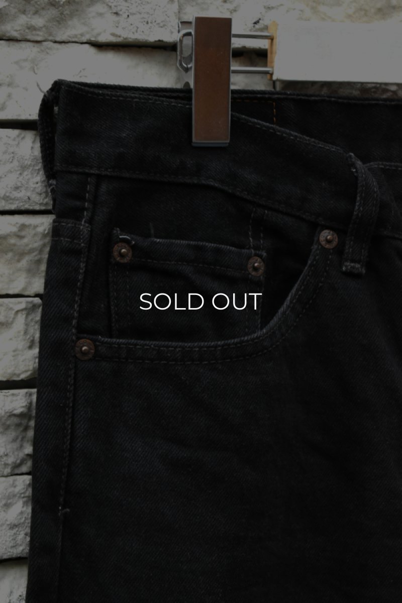 画像8: 90's Levi's 517 black denim pants -MADE IN USA- (8)