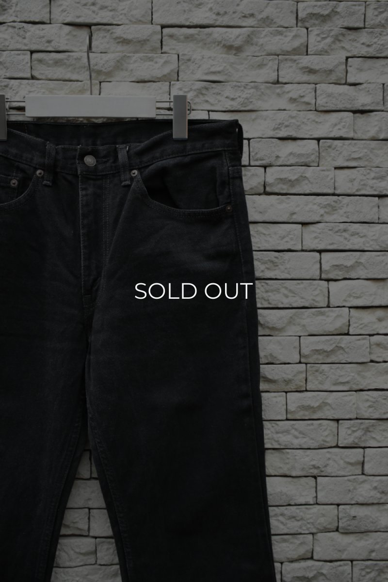 画像2: 90's Levi's 517 black denim pants -MADE IN USA- (2)