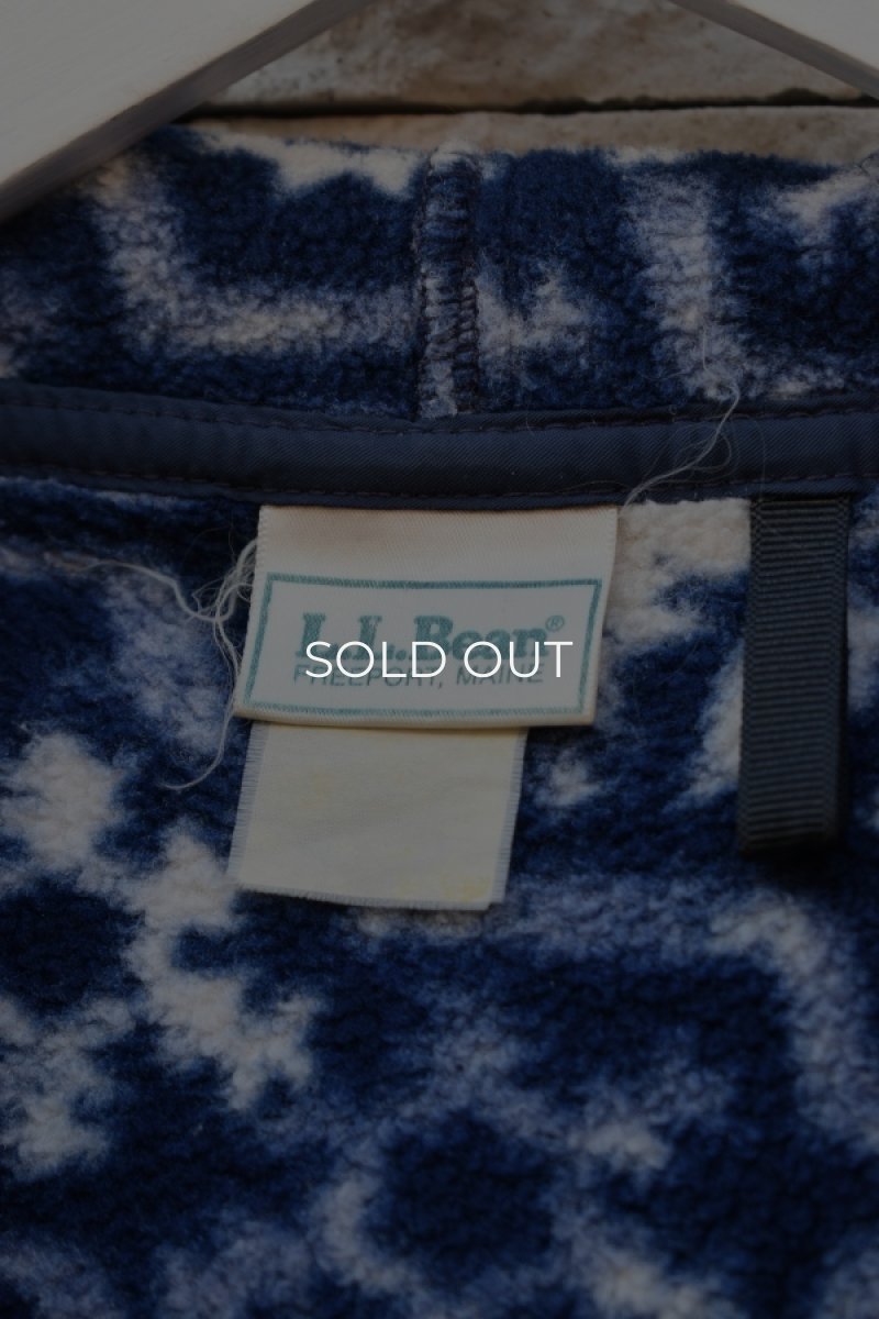 画像5: 90's L.L.Bean fleece zip up parka (5)
