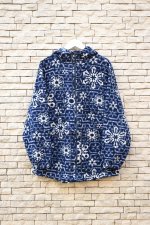 画像1: 90's L.L.Bean fleece zip up parka (1)