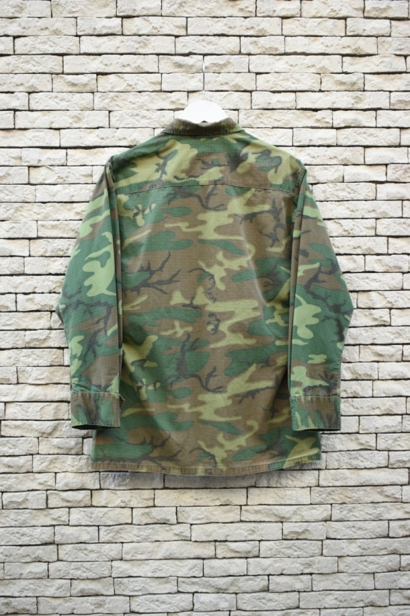 画像22: 70's US ARMY JUNGLE FATIGUE jacket -ERDL Camouflage Pattern-  (22)