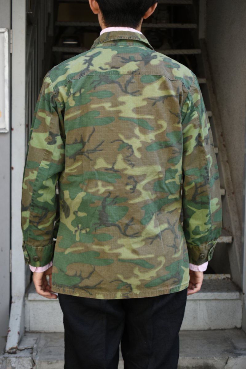 画像28: 70's US ARMY JUNGLE FATIGUE jacket -ERDL Camouflage Pattern-  (28)