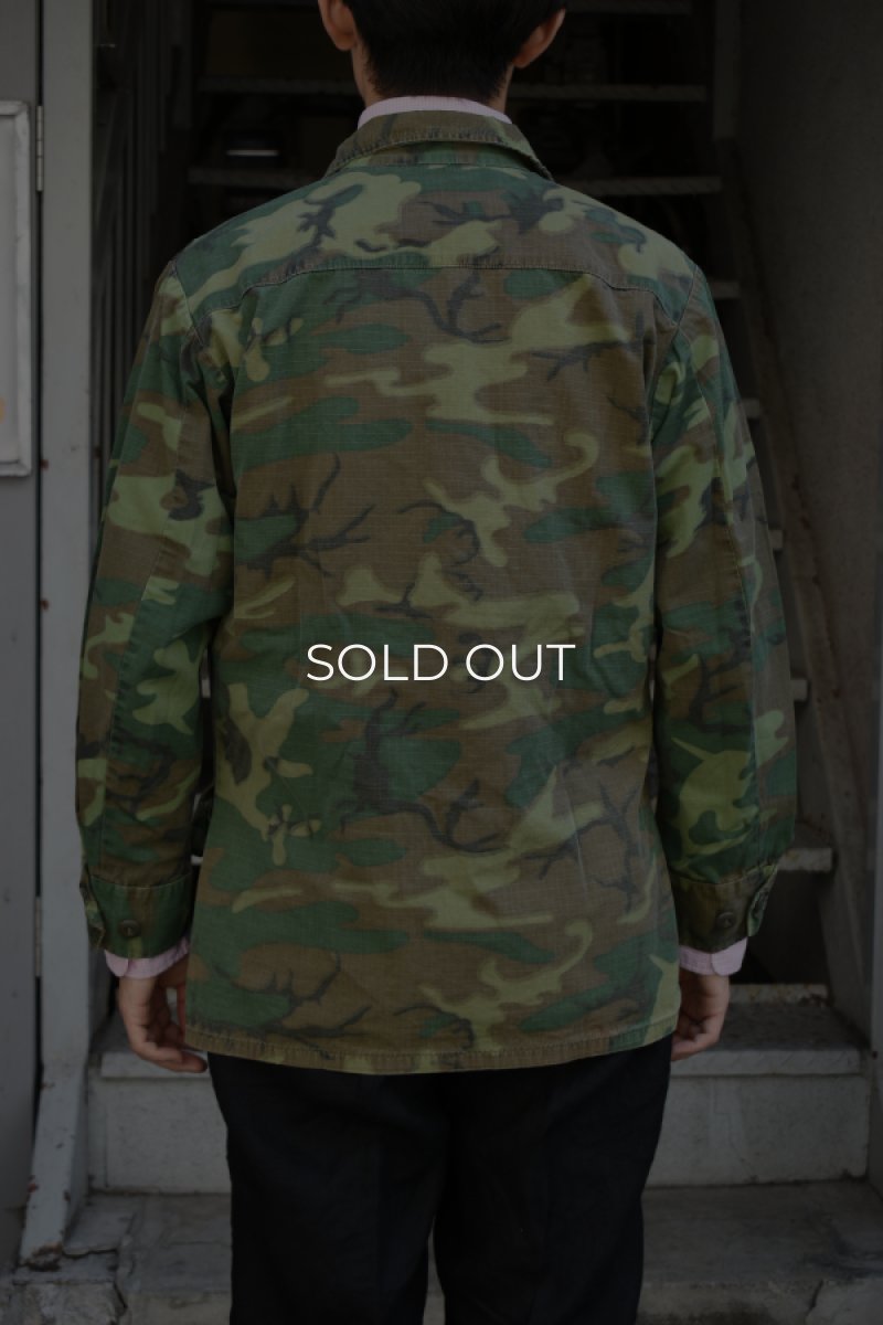 画像28: 70's US ARMY JUNGLE FATIGUE jacket -ERDL Camouflage Pattern-  (28)