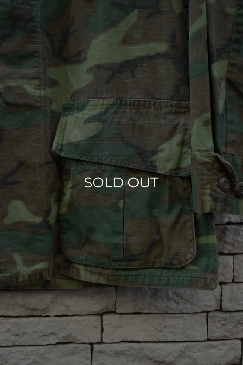 画像10: 70's US ARMY JUNGLE FATIGUE jacket -ERDL Camouflage Pattern-  (10)