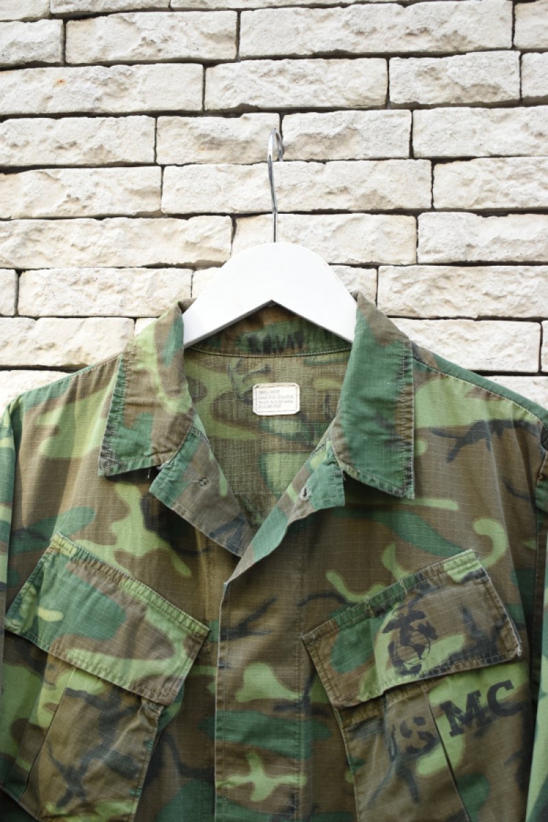画像4: 70's US ARMY JUNGLE FATIGUE jacket -ERDL Camouflage Pattern-  (4)