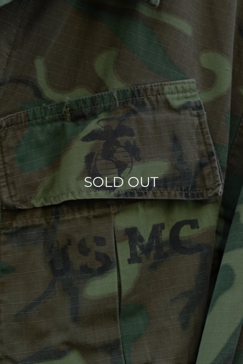 画像11: 70's US ARMY JUNGLE FATIGUE jacket -ERDL Camouflage Pattern-  (11)