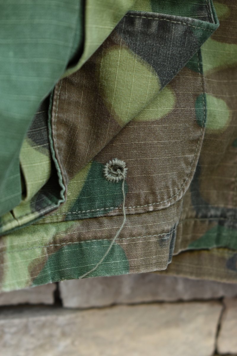 画像14: 70's US ARMY JUNGLE FATIGUE jacket -ERDL Camouflage Pattern-  (14)