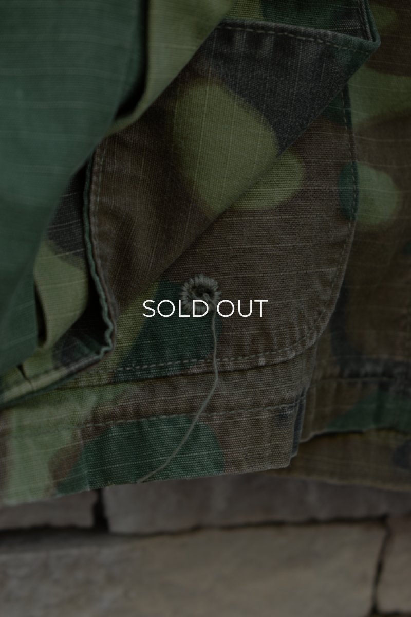 画像14: 70's US ARMY JUNGLE FATIGUE jacket -ERDL Camouflage Pattern-  (14)