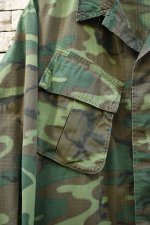 画像7: 70's US ARMY JUNGLE FATIGUE jacket -ERDL Camouflage Pattern-  (7)