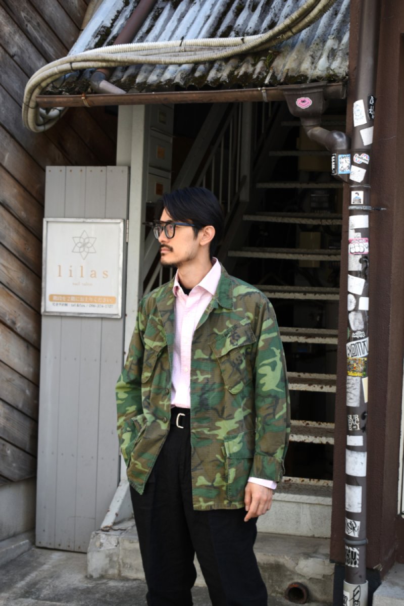 画像29: 70's US ARMY JUNGLE FATIGUE jacket -ERDL Camouflage Pattern-  (29)