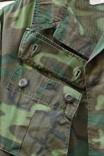 画像12: 70's US ARMY JUNGLE FATIGUE jacket -ERDL Camouflage Pattern-  (12)