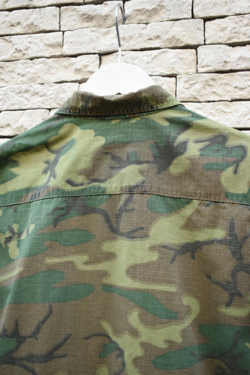 画像25: 70's US ARMY JUNGLE FATIGUE jacket -ERDL Camouflage Pattern-  (25)