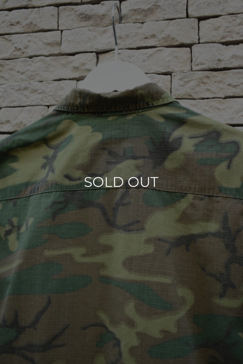 画像25: 70's US ARMY JUNGLE FATIGUE jacket -ERDL Camouflage Pattern-  (25)