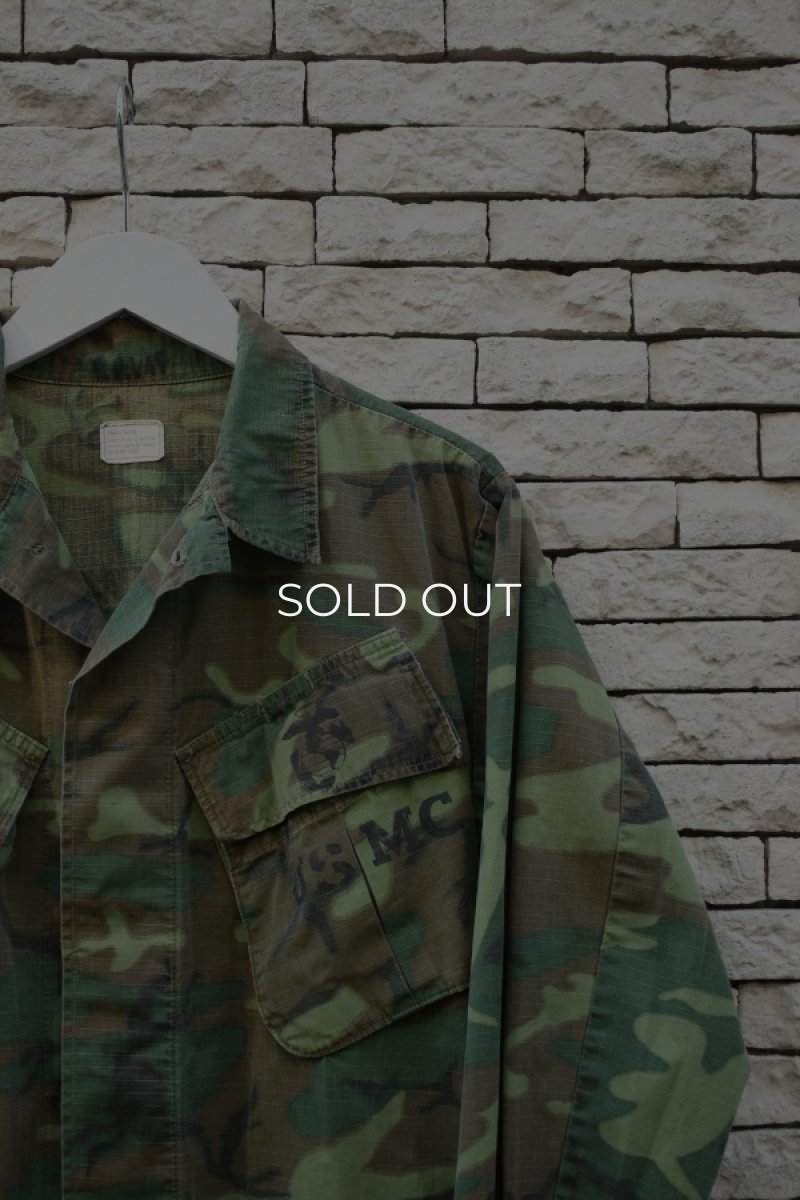 画像2: 70's US ARMY JUNGLE FATIGUE jacket -ERDL Camouflage Pattern-  (2)