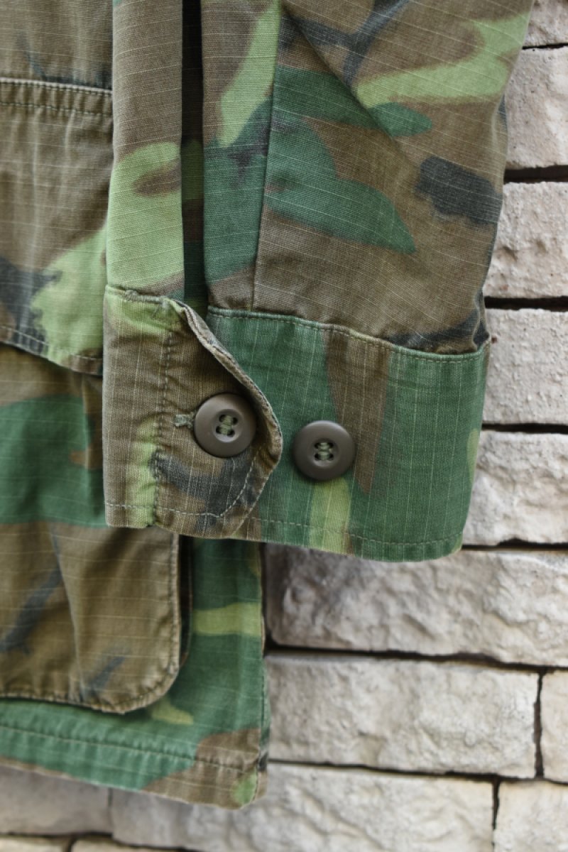画像16: 70's US ARMY JUNGLE FATIGUE jacket -ERDL Camouflage Pattern-  (16)