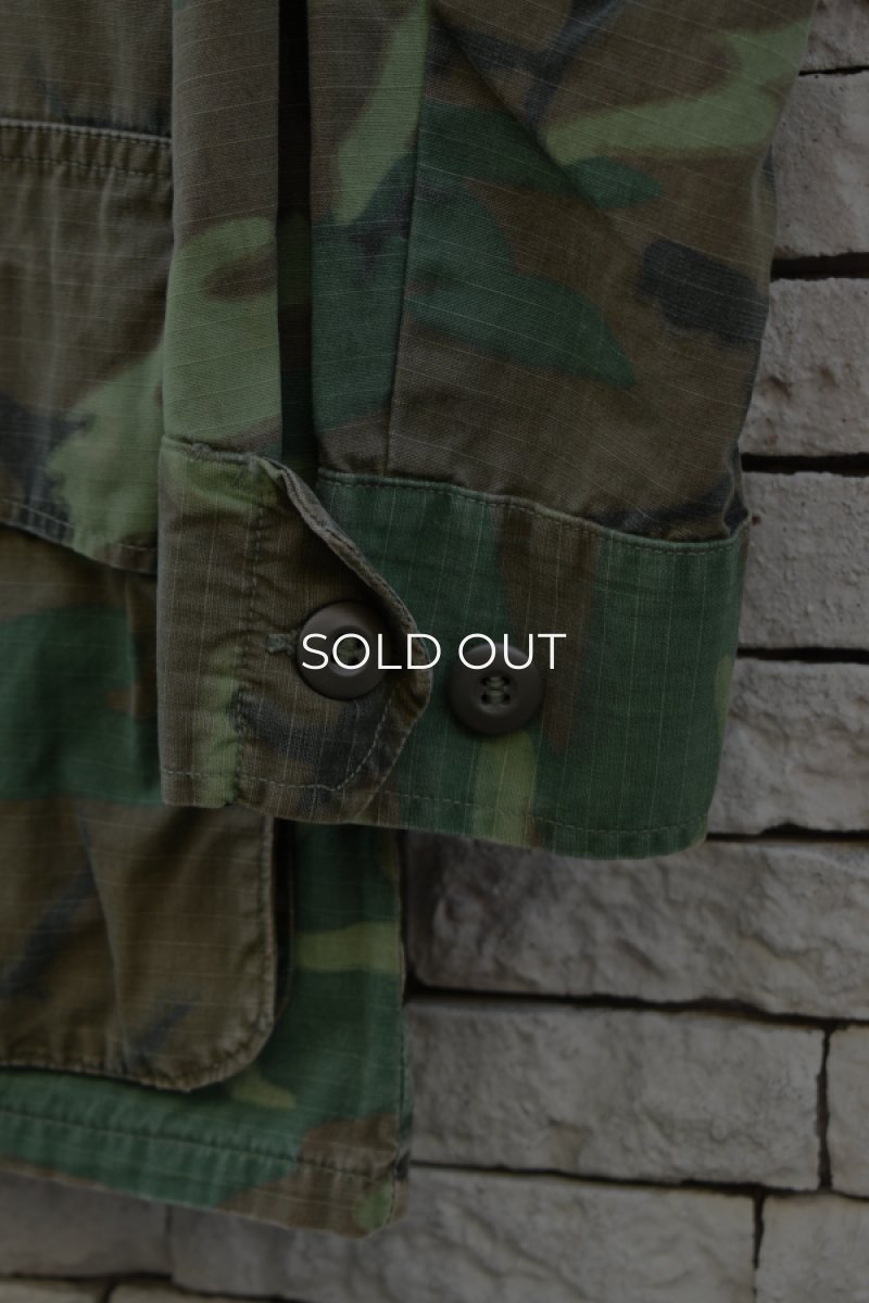 画像16: 70's US ARMY JUNGLE FATIGUE jacket -ERDL Camouflage Pattern-  (16)