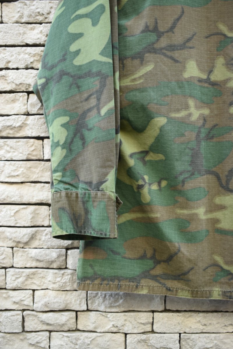 画像24: 70's US ARMY JUNGLE FATIGUE jacket -ERDL Camouflage Pattern-  (24)