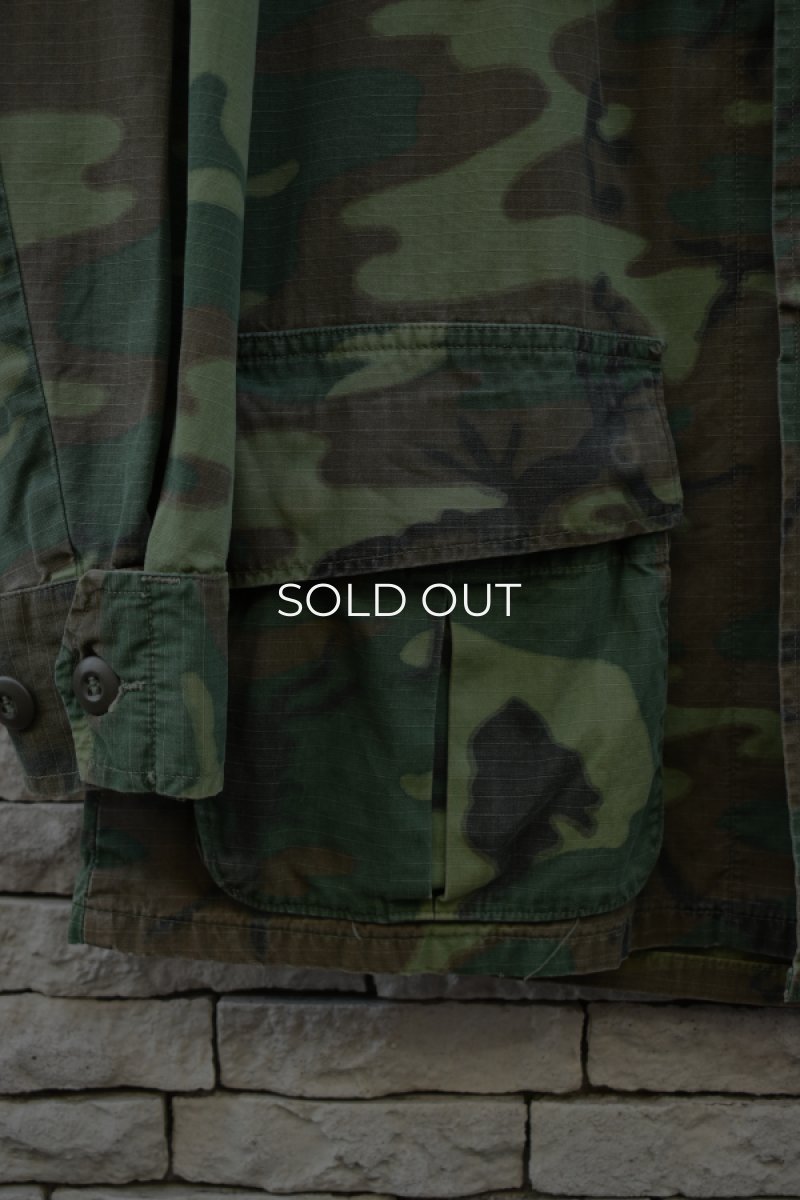 画像9: 70's US ARMY JUNGLE FATIGUE jacket -ERDL Camouflage Pattern-  (9)