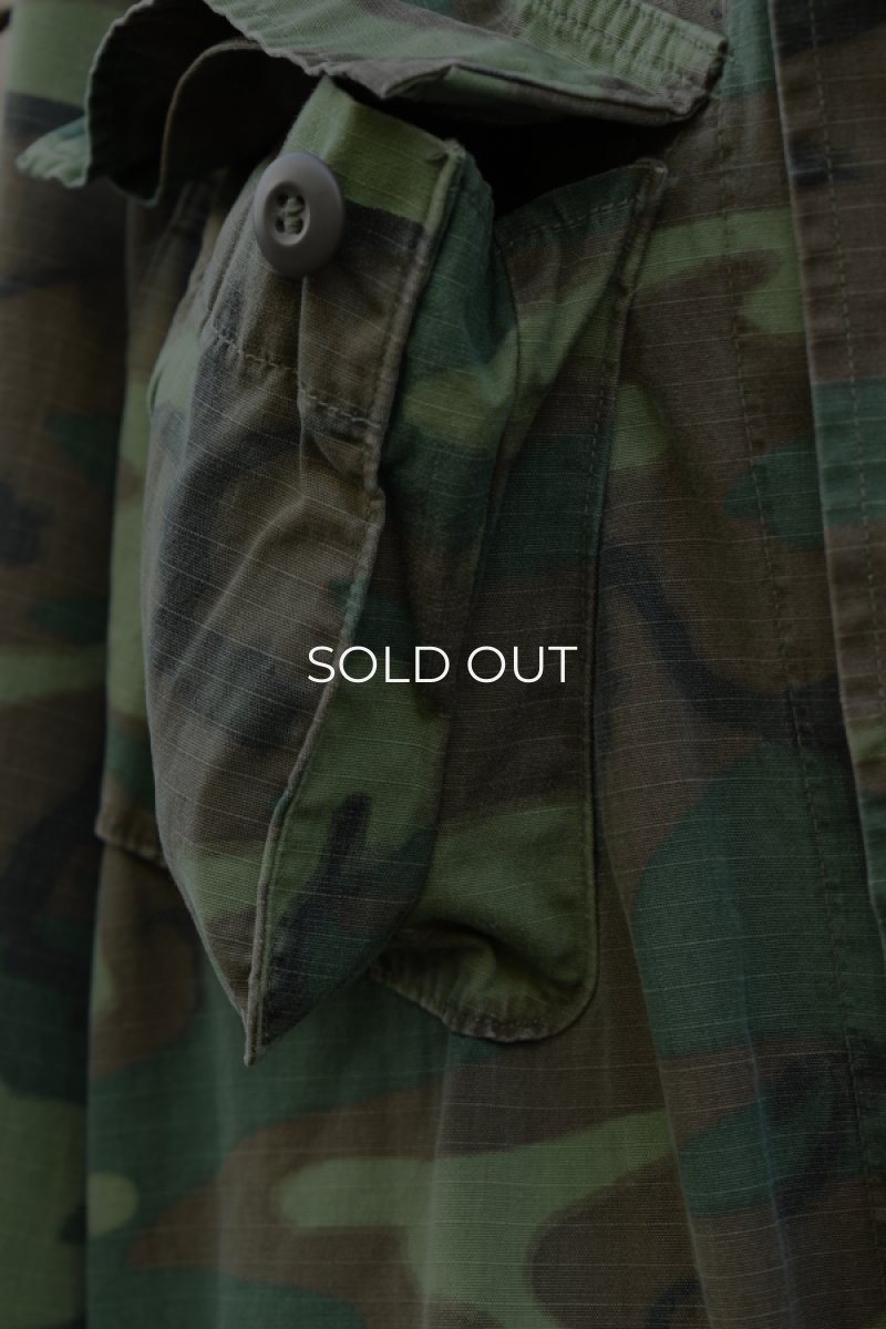 画像13: 70's US ARMY JUNGLE FATIGUE jacket -ERDL Camouflage Pattern-  (13)