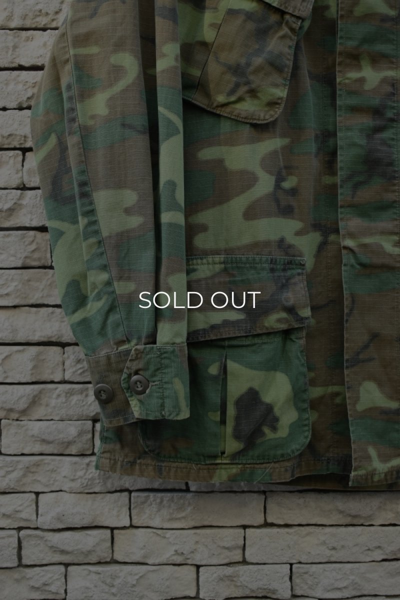 画像3: 70's US ARMY JUNGLE FATIGUE jacket -ERDL Camouflage Pattern-  (3)