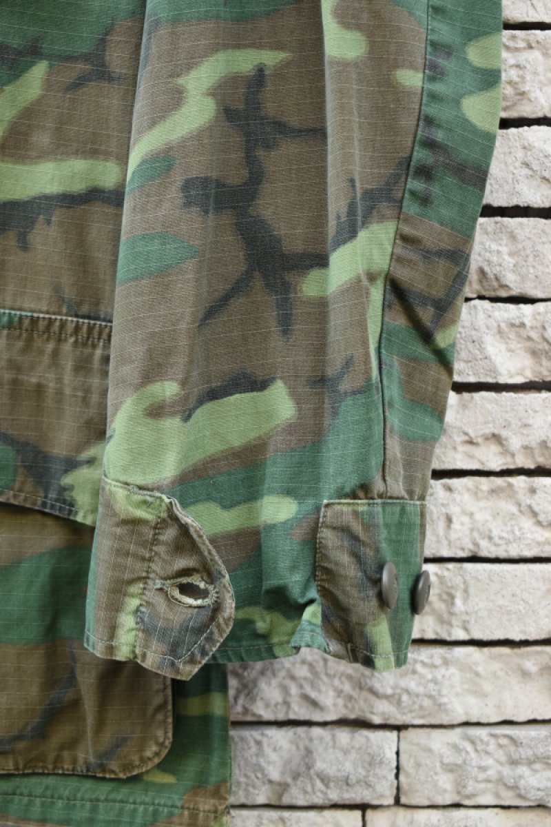 画像17: 70's US ARMY JUNGLE FATIGUE jacket -ERDL Camouflage Pattern-  (17)