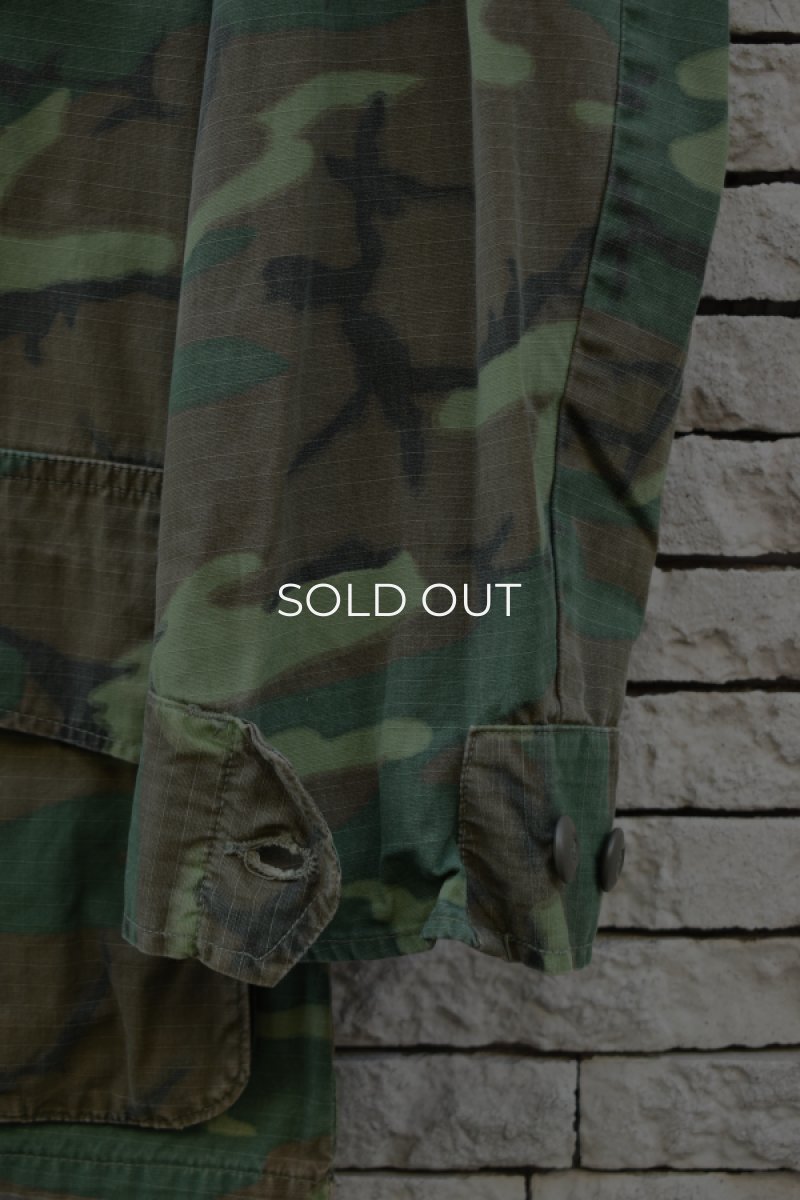 画像17: 70's US ARMY JUNGLE FATIGUE jacket -ERDL Camouflage Pattern-  (17)
