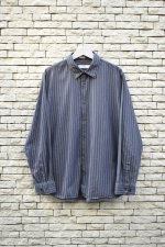 画像1: Calvin Klein L/S stripe shirt (1)