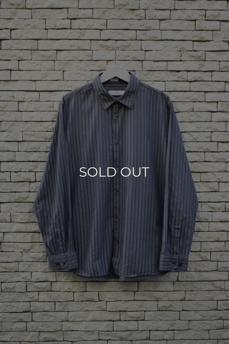 画像1: Calvin Klein L/S stripe shirt (1)