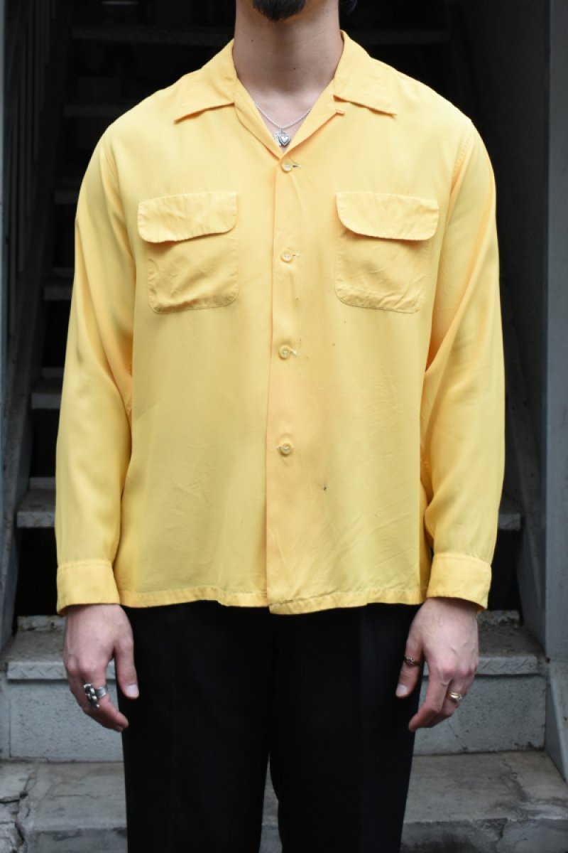 画像18: 50's TOWNCRAFT open collar shirt (18)