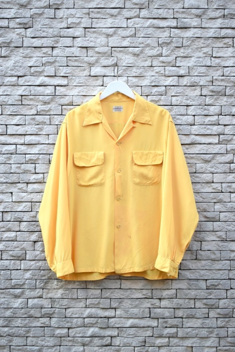 画像1: 50's TOWNCRAFT open collar shirt (1)